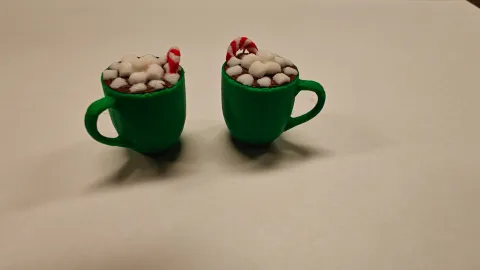 Hot chocolate earrings