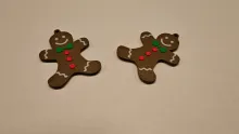 Gingerbread earrings